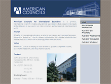 Tablet Screenshot of americancouncils-kz.com